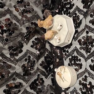 VINTAGE Otagiri Japan collectable Trinket box and Music Box Bird themed.